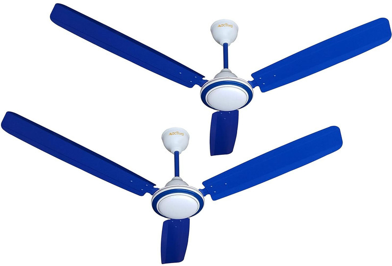 ACTIVA SUPER FAN with 2 Year Warranty 1200 mm Ceiling Fan(PEPSI BLUE | Pack of 2)