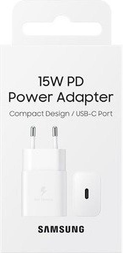 Samsung 15 W 3 A Wall Charger for Mobile (White) - Image 5