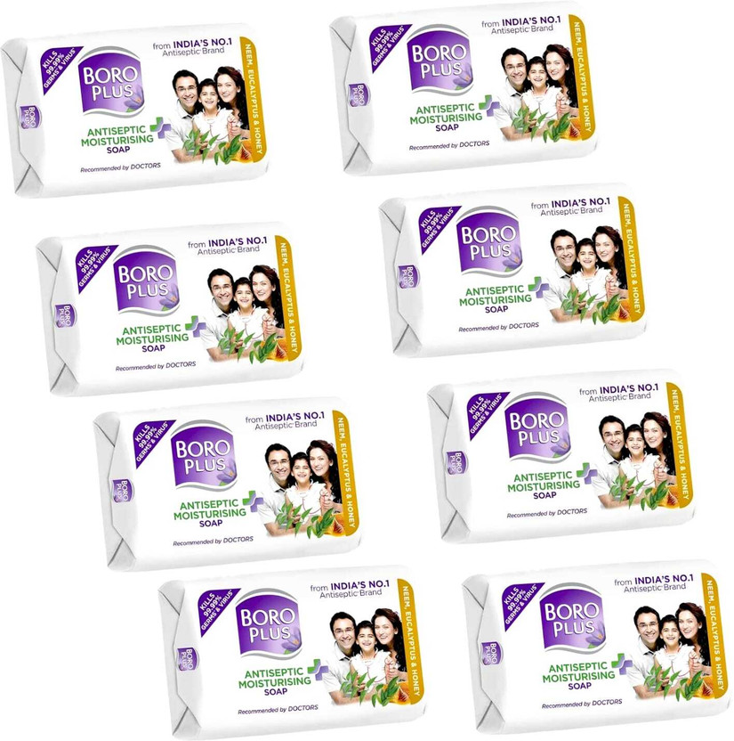 BOROPLUS Antiseptic + Moisturing Soap with Neem, Eucalyptus & Hon...more