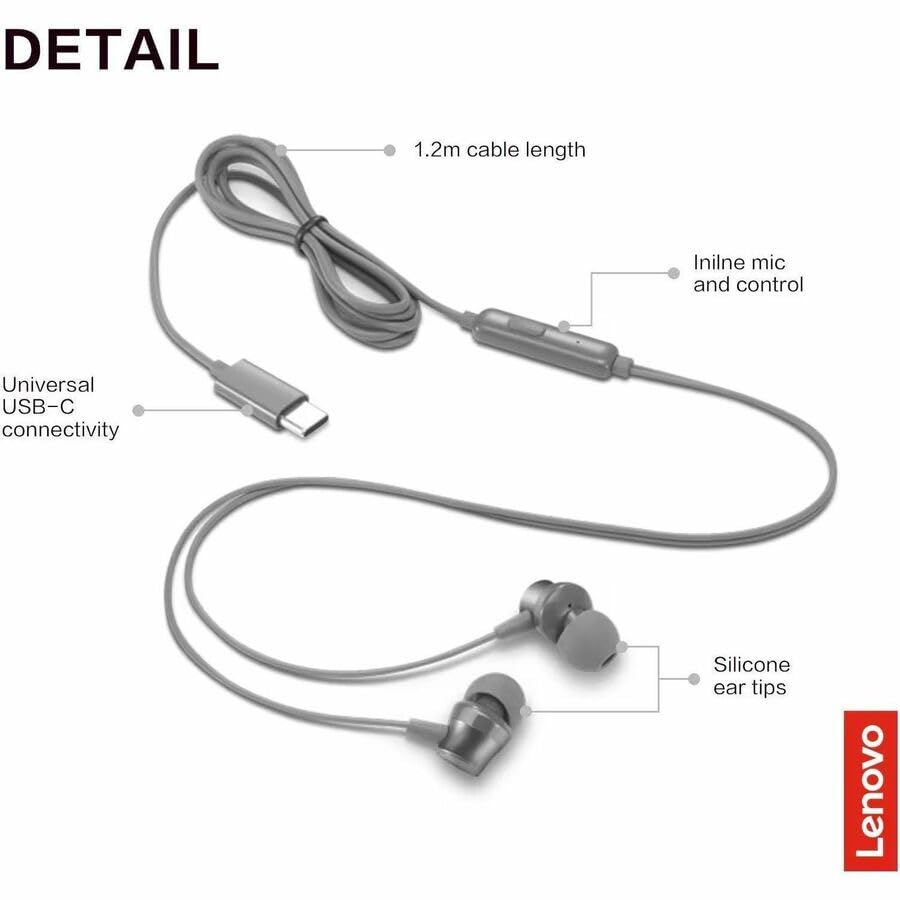 Lenovo - 300 Wired in-Ear