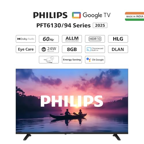 Philips 108 cm (43 inches) 6100 Series Frameless Full HD Smart LED Google TV 43PFT6130/94 - Image 3