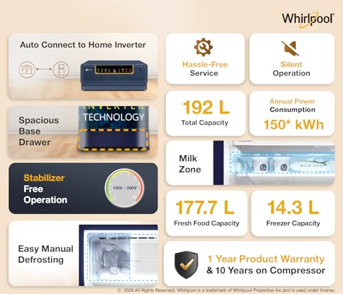 Whirlpool 192 L 4 Star