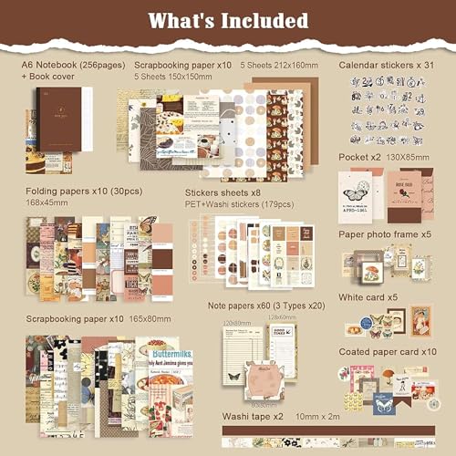 VIBE VISTA Vintage Aesthetic Scrapbook