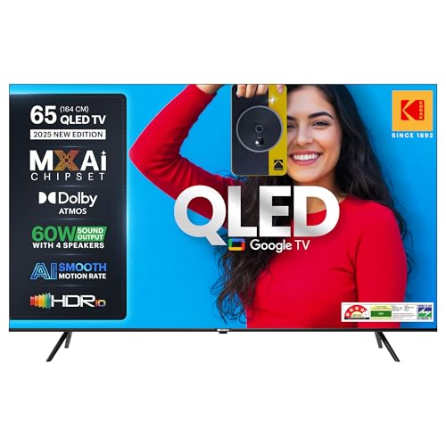 Kodak 164 cm (65 inches) Matrix Series UHD 4K QLED Google TV 65ST5035