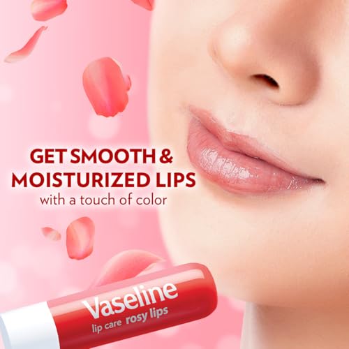 Vaseline Lip Care Rosy Lips Tinted Lip Balm Stick 4.8g (Pack of 3) - Image 5