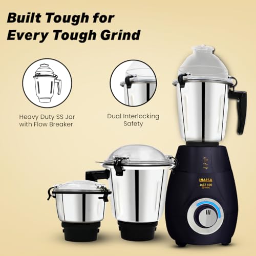 INALSA Mixer Grinder|Coarse Mode