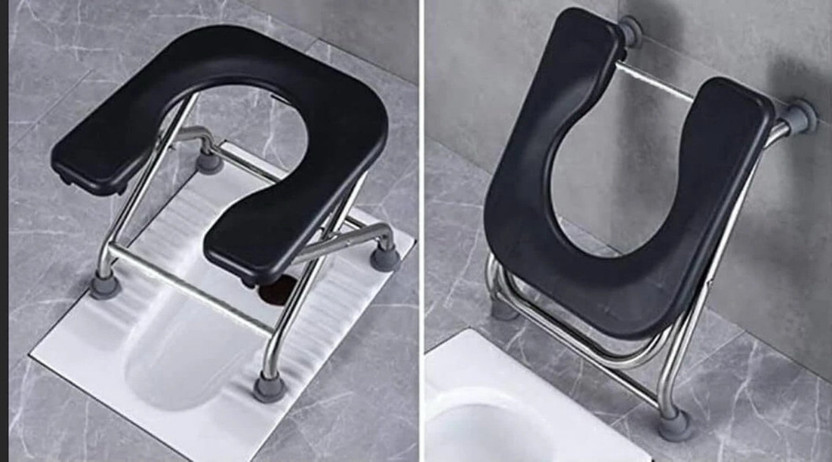 Varietytone commode stool hospital accessories black stool Commod...more