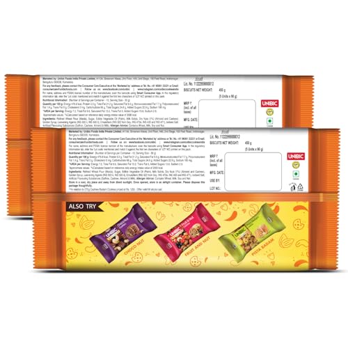 Unibic Cashew Badam Cookies|Weight may vary 900g/975g - Image 4