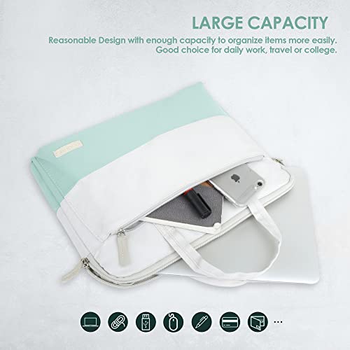 Probus Polyester Dual Tone Dual Compartment Laptop Bag - Image 6