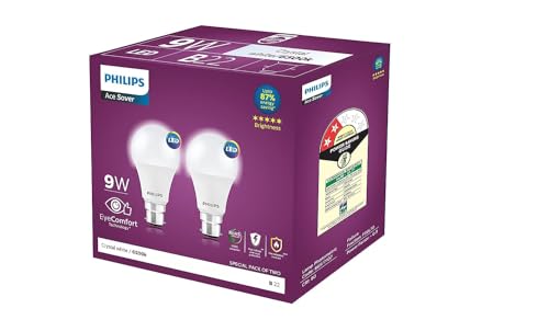 Philips 9-Watts Multipack B22 LED