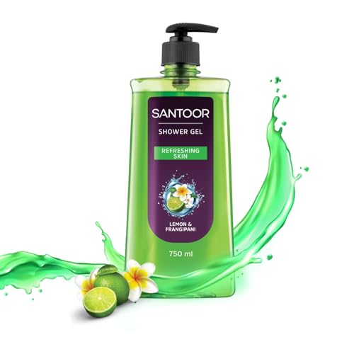 Santoor Refreshing Shower Gel 750ml