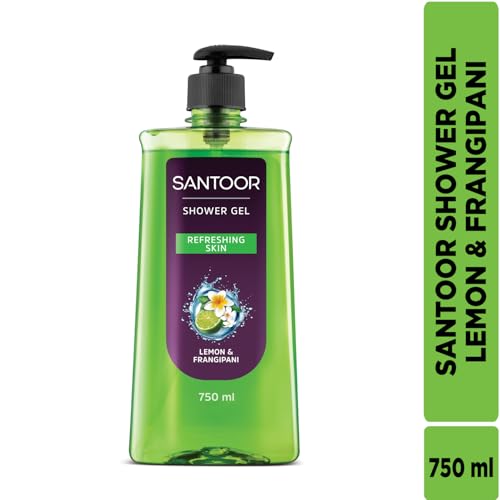 Santoor Refreshing Shower Gel 750ml