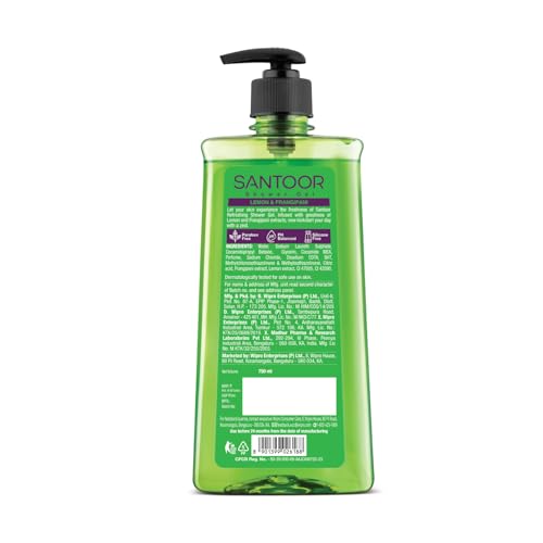 Santoor Refreshing Shower Gel 750ml