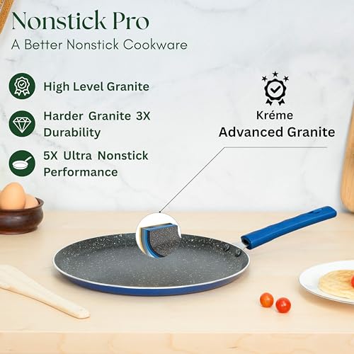 Kreme Aluminium Non-Stick Dosa Tawa
