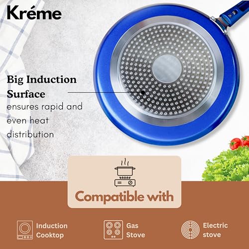 Kreme Aluminium Non-Stick Dosa Tawa