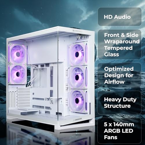 Zebronics Premium Gaming Case, Full-Tower