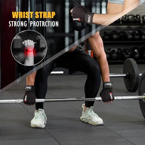 STAR X Minati Wrist Support Gym Gloves Black for Men and Women - Image 5