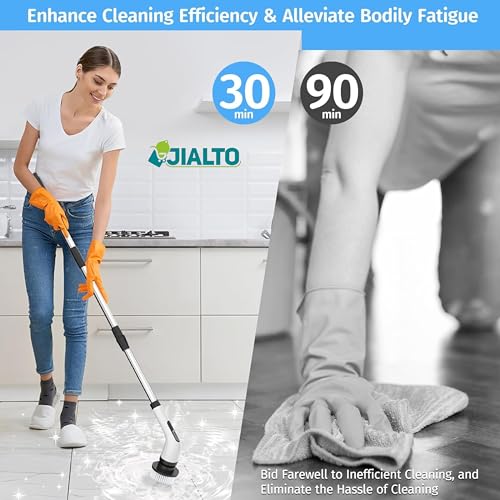 JIALTO Plastic Electric Spin Scrubber