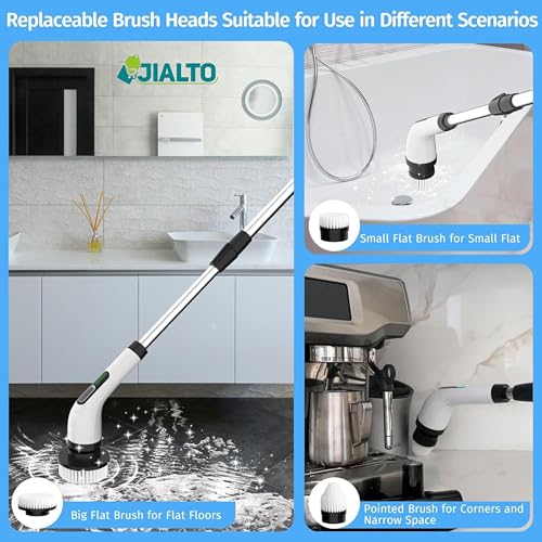 JIALTO Plastic Electric Spin Scrubber