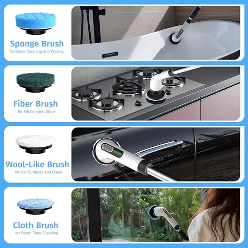 JIALTO Plastic Electric Spin Scrubber