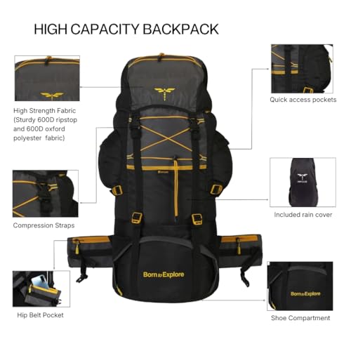 Impulse rucksack bags 75 litres