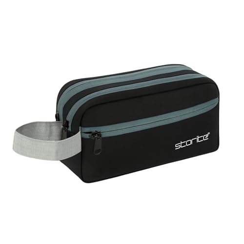 Storite Polyester Multi-Pocket Toiletry Bag