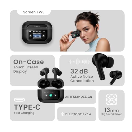 HAMMER Screen TWS Earbuds Wireless