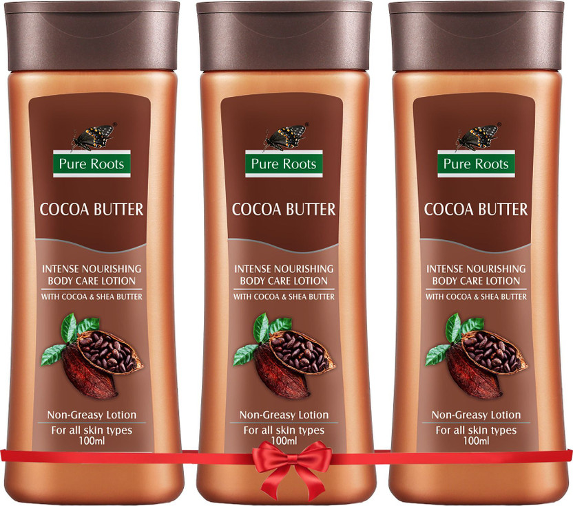 Pure Roots Cocoa Butter Body Care Lotion - Pack of 3 ( 100ml * 3 ...more