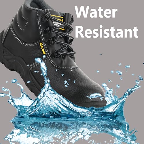 ELECANT Lace-up Steel Toe, PVC