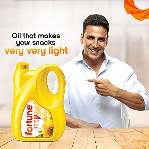 Fortune Sunlite Refined Sunflower Oil, 4.35 Kg Jar - Image 4