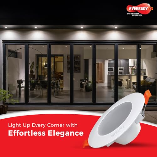 EVEREADY 8W LED Downlight, Round
