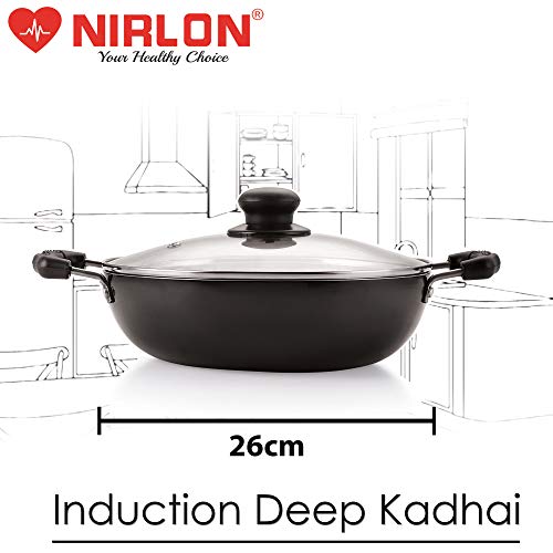 Nirlon Aluminium Dishwasher Safe Nonstick