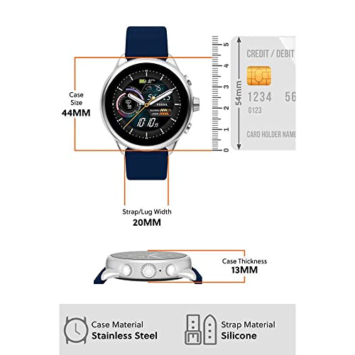 Fossil Gen 6 Display Wellness Edition Blue Smartwatch FTW4070 - Image 6