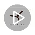 Bajaj Robusta Plus 1200MM Base Brown Ceiling Fan - Image 2