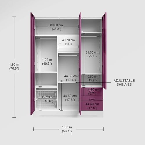 Interio by Godrej Almirah Slimline