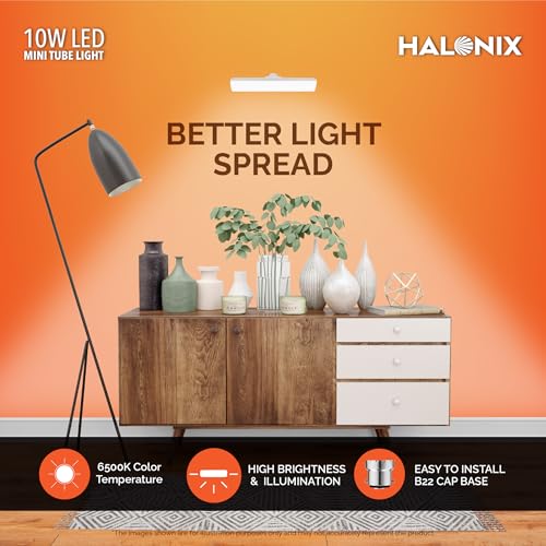 Halonix 10 Watts B22d LED bulb tube Light Cool White, Pack of 1, T-bulb - Image 6