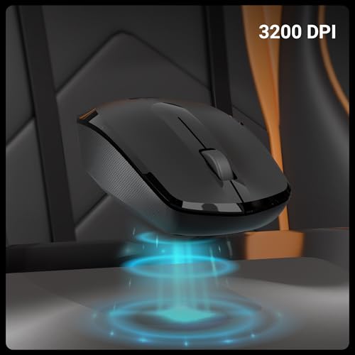 ZEBRONICS Wireless Mouse, 2.4GHz, 3200