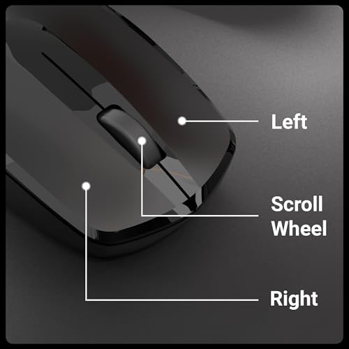 ZEBRONICS Wireless Mouse, 2.4GHz, 3200
