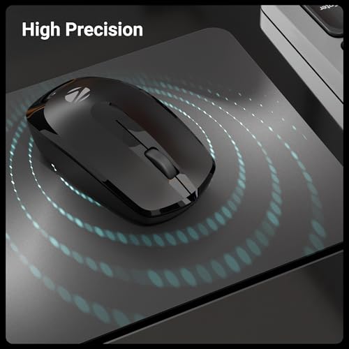 ZEBRONICS Wireless Mouse, 2.4GHz, 3200