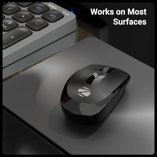 ZEBRONICS Wireless Mouse, 2.4GHz, 3200
