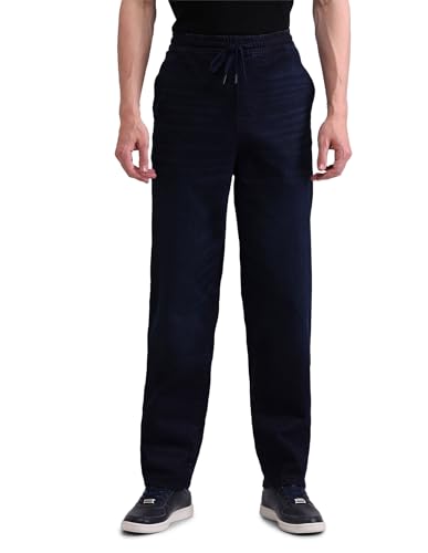 U.S. POLO ASSN. Mens Dark Wash Jogger (UDJOGO0110_Blue_30)