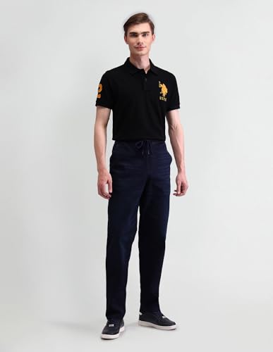 U.S. POLO ASSN. Mens Dark Wash Jogger (UDJOGO0110_Blue_30) - Image 3