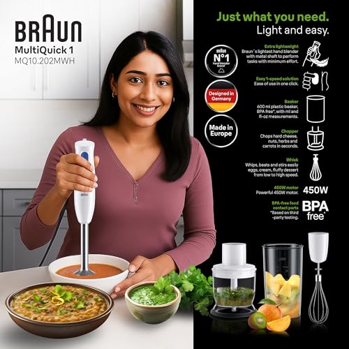 Braun MultiQuick 1, Powerful 450W