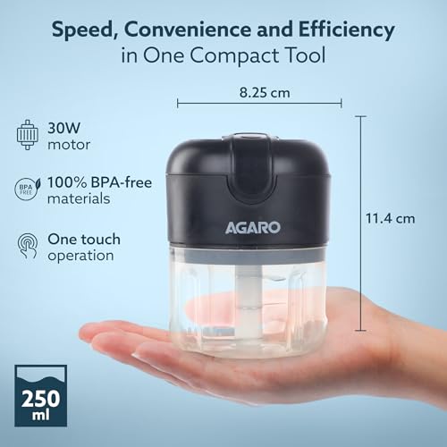 AGARO Elite Rechargeable Mini Electric