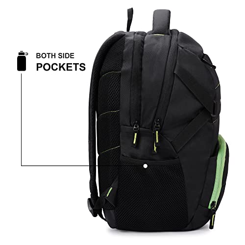 Stony Brook by Nasher Miles Aurora Laptop Backpack 40 L (Black-Green) - Image 6