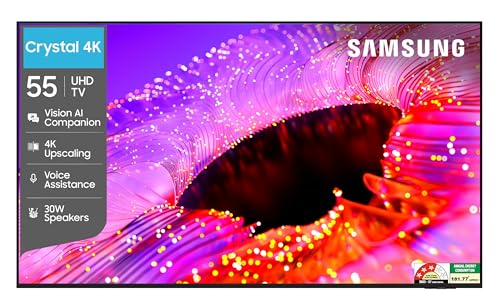 Samsung 55 inches Crystal UHD 4K Samsung Vision AI Smart TV UA55UE85AHULXL