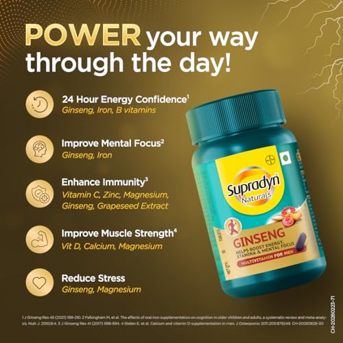 Supradyn Naturals Ginseng Multivitamin Tablet