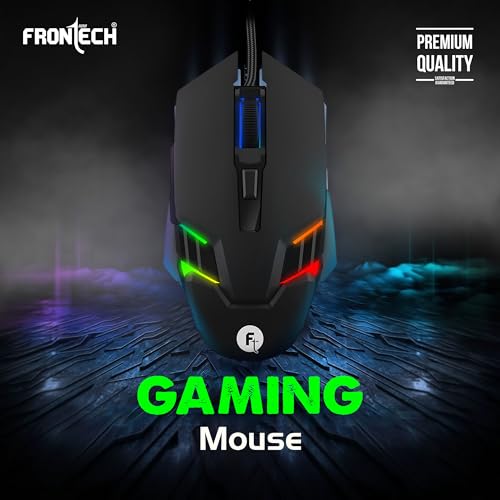 FRONTECH Gaming Mouse, 6-Button USB