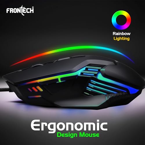 FRONTECH Gaming Mouse, 6-Button USB