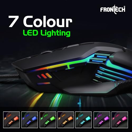 FRONTECH Gaming Mouse, 6-Button USB